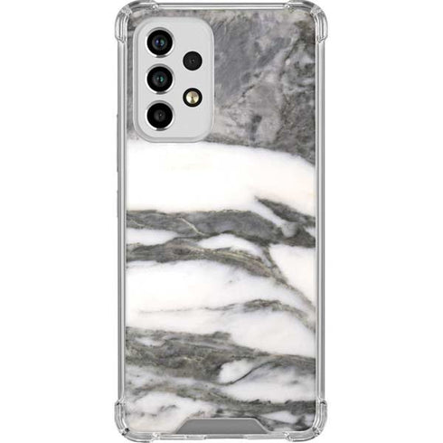 Grey Marbling Galaxy A53 5G Clear Case