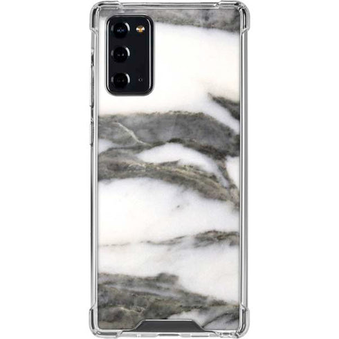 Grey Marbling Galaxy Note20 5G Clear Case