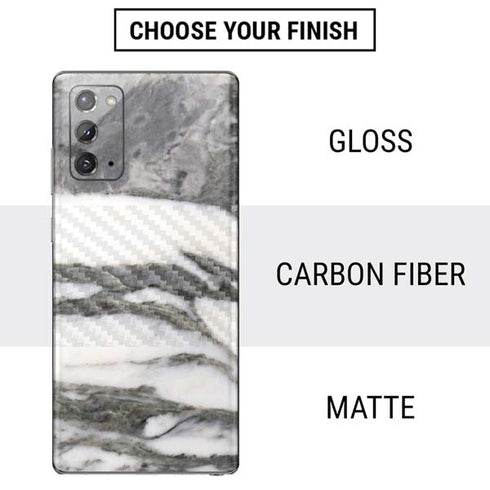 Grey Marbling Galaxy Note20 5G Skin