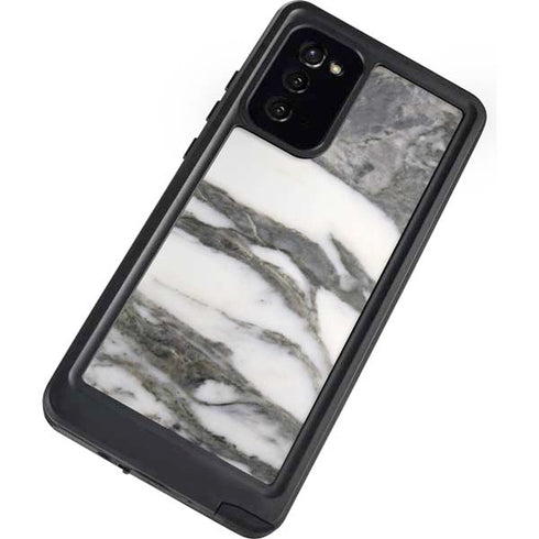 Grey Marbling Galaxy Note20 5G Waterproof Case