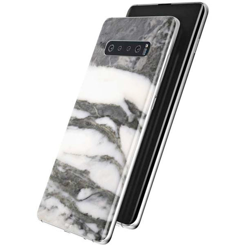 Grey Marbling Galaxy S10 Skin