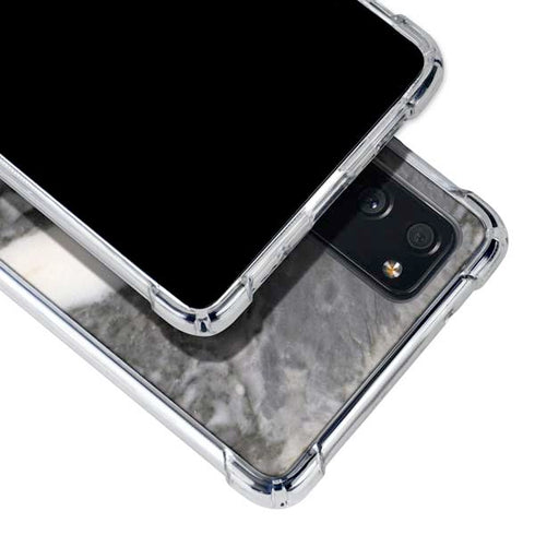 Grey Marbling Galaxy S20 FE Clear Case