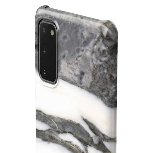 Grey Marbling Galaxy S20 Lite Case