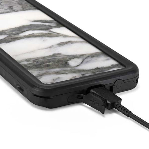 Grey Marbling Galaxy S20 Plus Waterproof Case