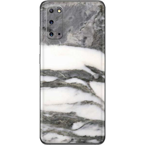 Grey Marbling Galaxy S20 Skin