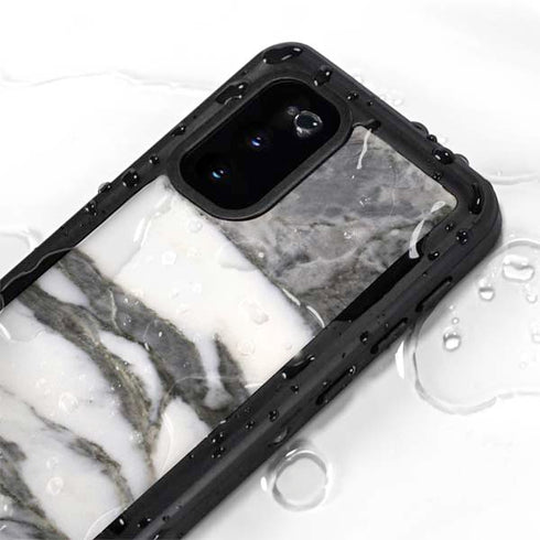 Grey Marbling Galaxy S20 Waterproof Case