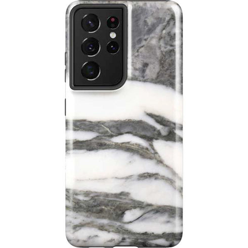 Grey Marbling Galaxy S21 Ultra 5G Pro Case