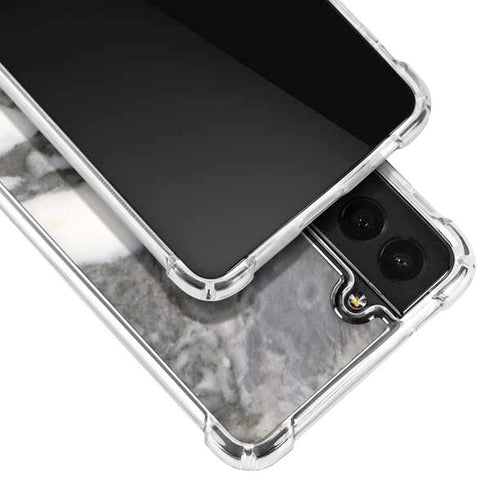 Grey Marbling Galaxy S22 Plus Clear Case