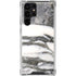 Grey Marbling Galaxy S22 Ultra Clear Case