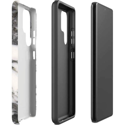 Grey Marbling Galaxy S22 Ultra Pro Case