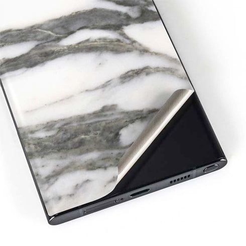 Grey Marbling Galaxy S22 Ultra Skin