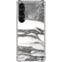 Grey Marbling Galaxy S23 Clear Case