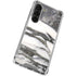 Grey Marbling Galaxy S23 Clear Case