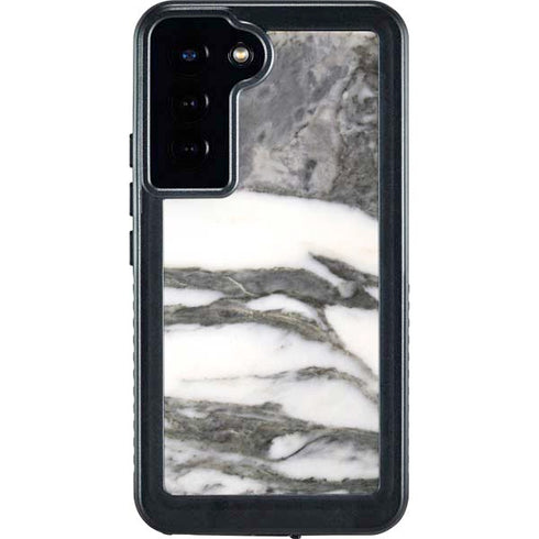 Grey Marbling Galaxy S23 Plus Waterproof Case