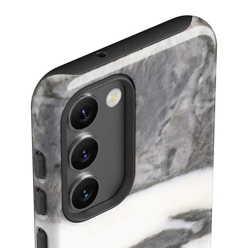 Grey Marbling Galaxy S23 Pro Case