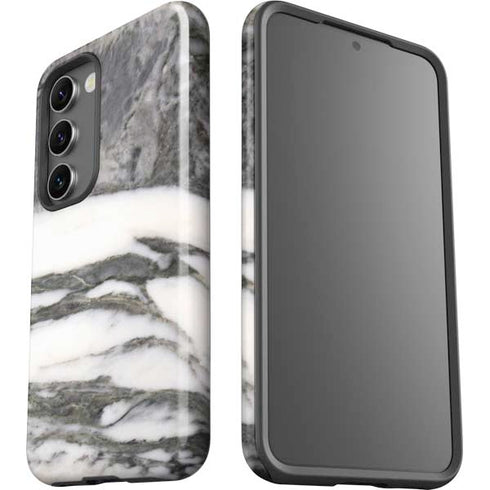Grey Marbling Galaxy S23 Pro Case