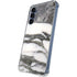 Grey Marbling Galaxy S24 Clear Case