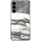 Grey Marbling Galaxy S24 Plus Clear Case