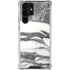 Grey Marbling Galaxy S24 Ultra Clear Case