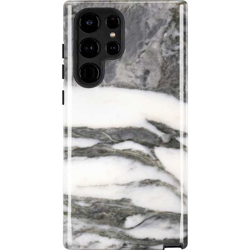 Grey Marbling Galaxy S24 Ultra Impact Case
