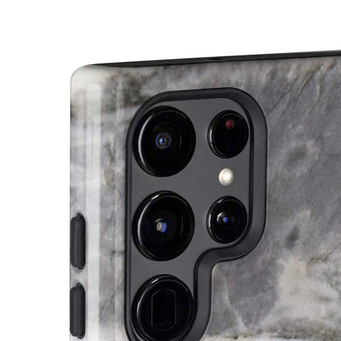 Grey Marbling Galaxy S24 Ultra Impact Case