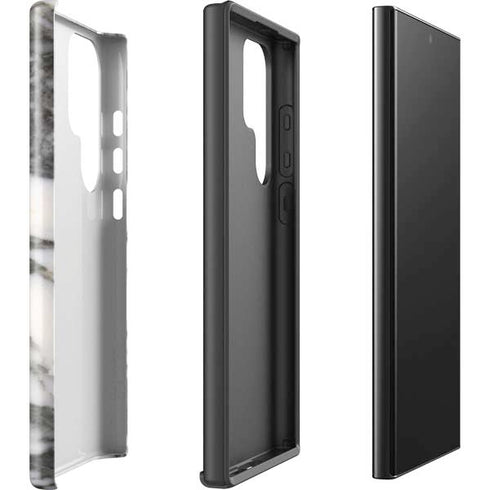 Grey Marbling Galaxy S24 Ultra Impact Case