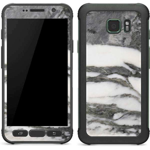 Grey Marbling Galaxy S7 Active Skin