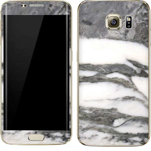 Grey Marbling Galaxy S7 Edge Skin
