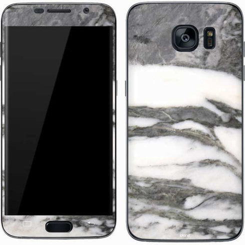 Grey Marbling Galaxy S7 Skin