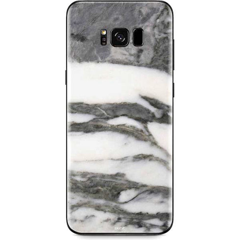 Grey Marbling Galaxy S8 Skin