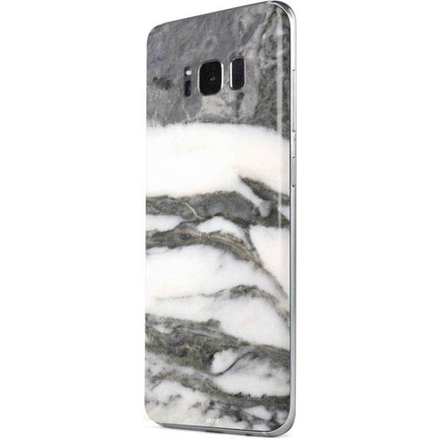 Grey Marbling Galaxy S8 Skin