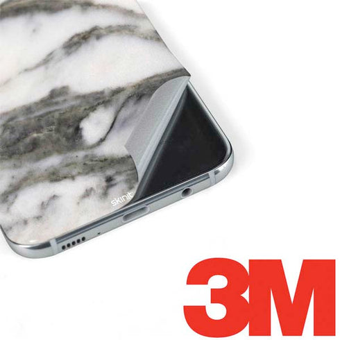 Grey Marbling Galaxy S8 Skin