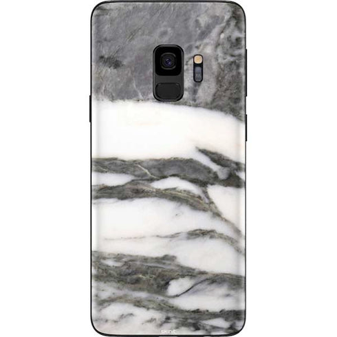Grey Marbling Galaxy S9 Skin