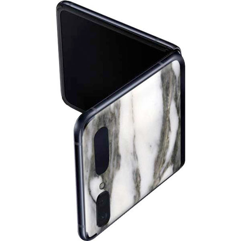 Grey Marbling Galaxy Z Flip Skin