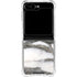 Grey Marbling Galaxy Z Flip5 5G Clear Case
