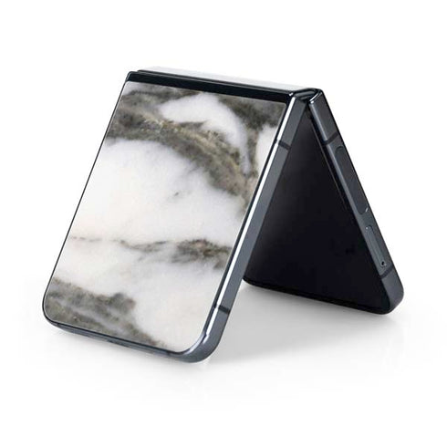 Grey Marbling Galaxy Z Flip5 5G Skin