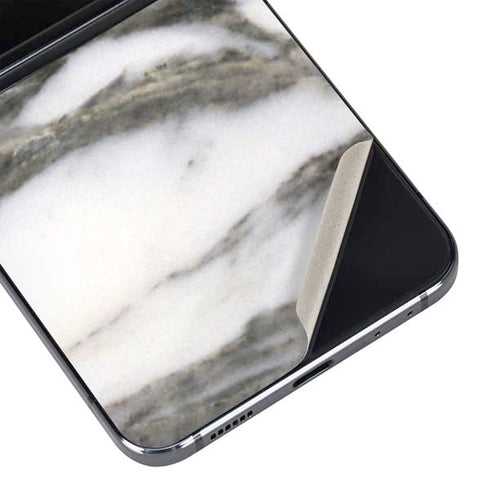 Grey Marbling Galaxy Z Flip5 5G Skin