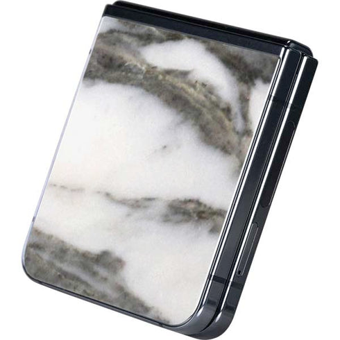 Grey Marbling Galaxy Z Flip5 5G Skin