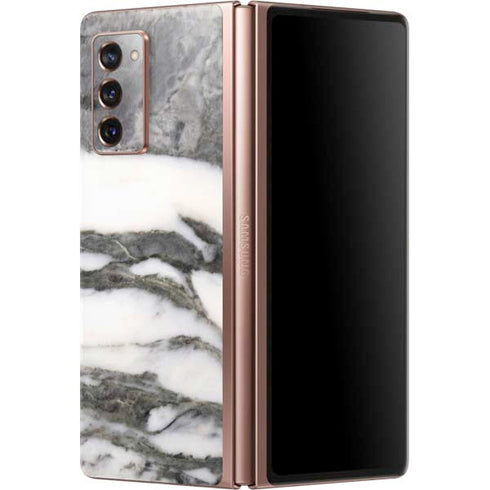 Grey Marbling Galaxy Z Fold2 5G Skin