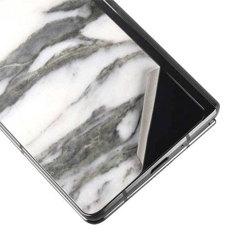 Grey Marbling Galaxy Z Fold2 5G Skin