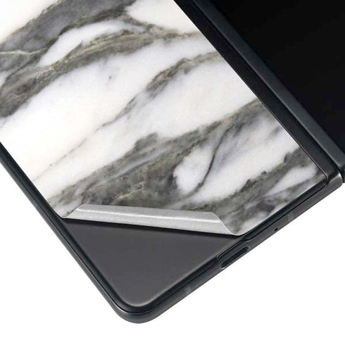 Grey Marbling Galaxy Z Fold3 5G Skin