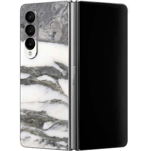 Grey Marbling Galaxy Z Fold4 5G Skin