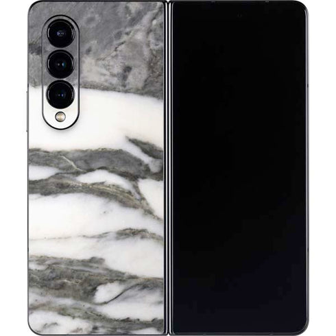 Grey Marbling Galaxy Z Fold4 5G Skin