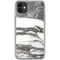 Grey Marbling iPhone 11 Clear Case