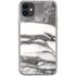 Grey Marbling iPhone 11 Clear Case