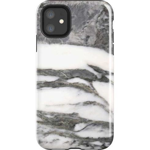 Grey Marbling iPhone 11 Impact Case