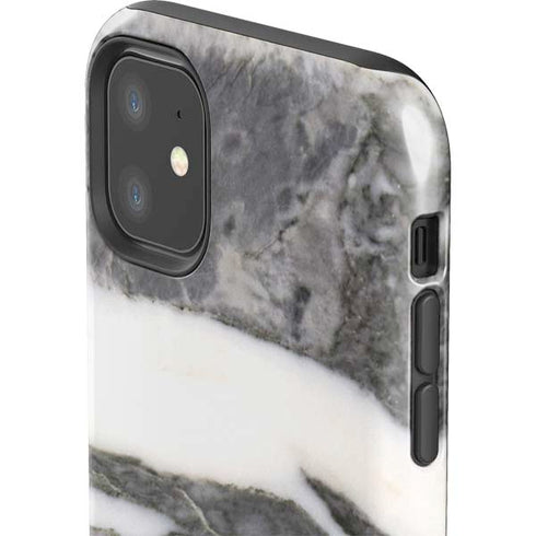 Grey Marbling iPhone 11 Impact Case