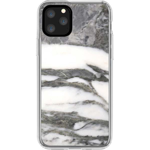 Grey Marbling iPhone 11 Pro Clear Case