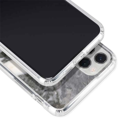 Grey Marbling iPhone 11 Pro Clear Case