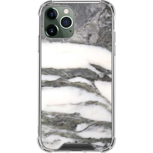 Grey Marbling iPhone 11 Pro Max Clear Case